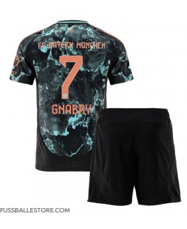 Günstige Bayern Munich Serge Gnabry #7 Auswärts Trikotsatzt Kinder 2024-25 Kurzarm (+ Kurze Hosen)